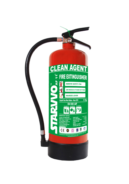 STARVVO AF11 Clean Agent Fire Extinguisher 9 Kg