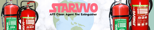 STARVVO AF11 Clean Agent Fire Extinguisher Trolley