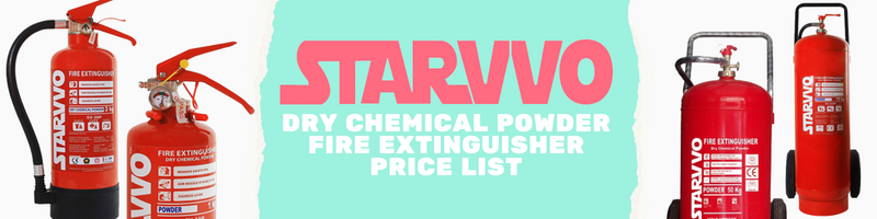 STARVVO Fire Extinguisher Dry Chemical Powder