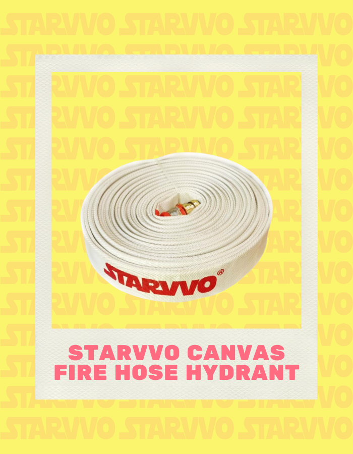 STARVVO Canvas Fire Hose Hydrant
