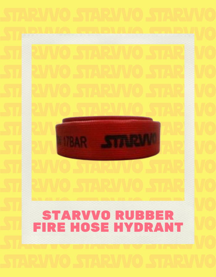 STARVVO Rubber Fire Hose Hydrant