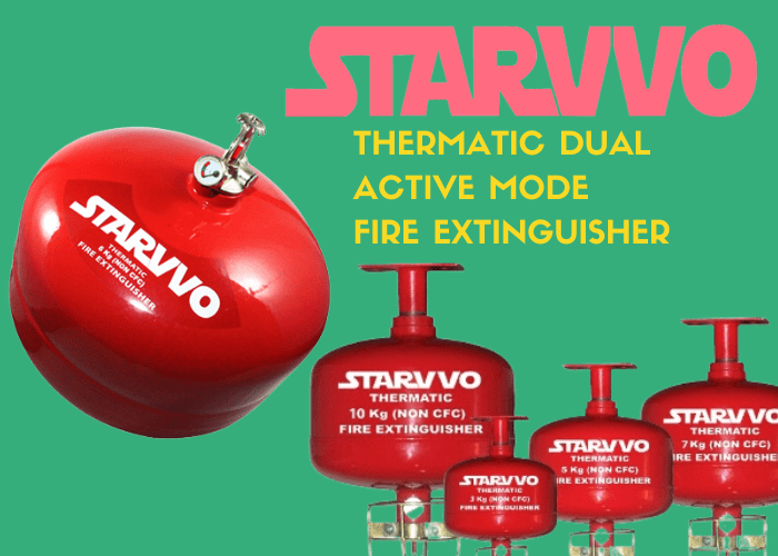 STARVVO Thermatic Dual Active Mode Fire Extinguisher