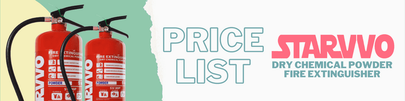 STARVVO Fire Extinguisher Dry Chemical Powder