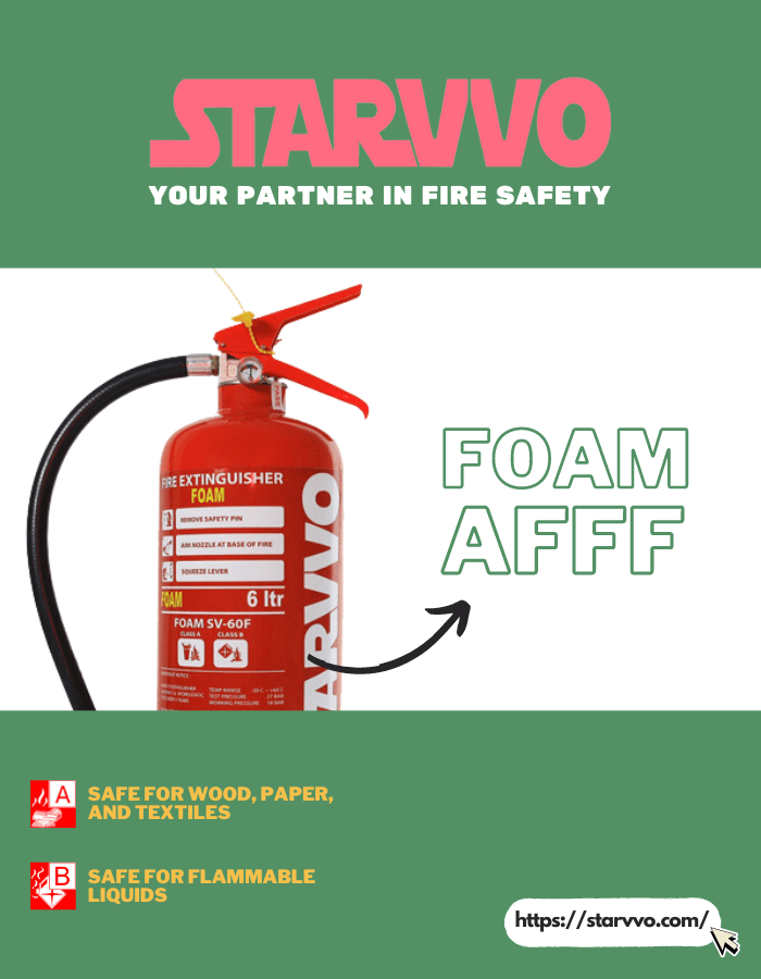 STARVVO Fire Extinguisher Foam AFFF