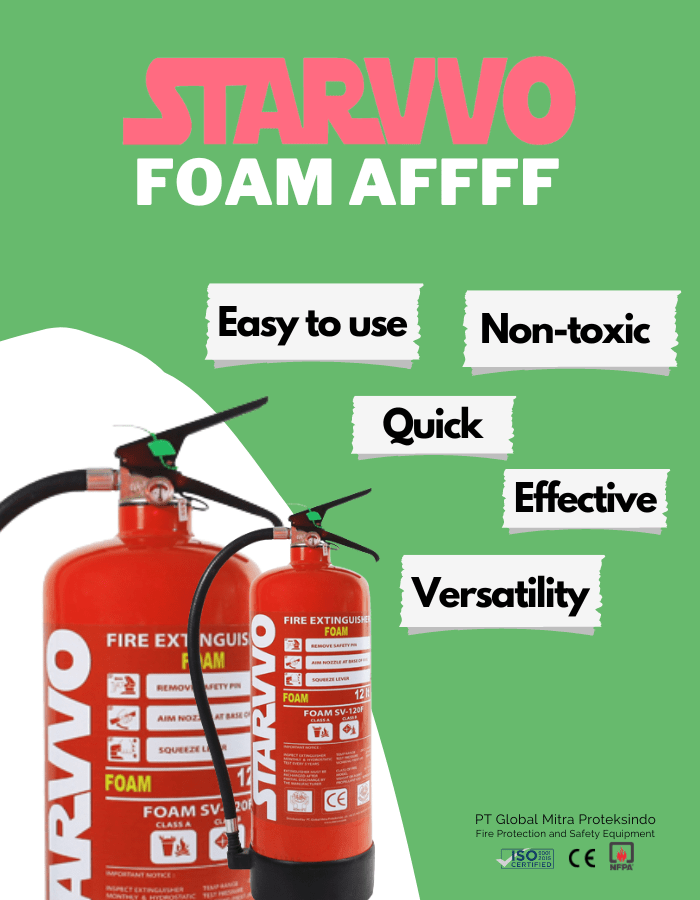 STARVVO Foam AFFF Fire Extinguisher