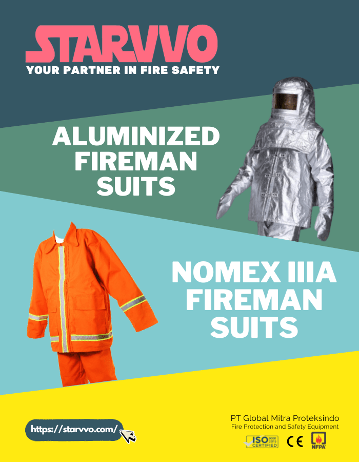 STARVVO Baju Pemadam Kebakaran