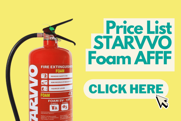 STRAVVO Foam AFFF Fire Extinguisher
