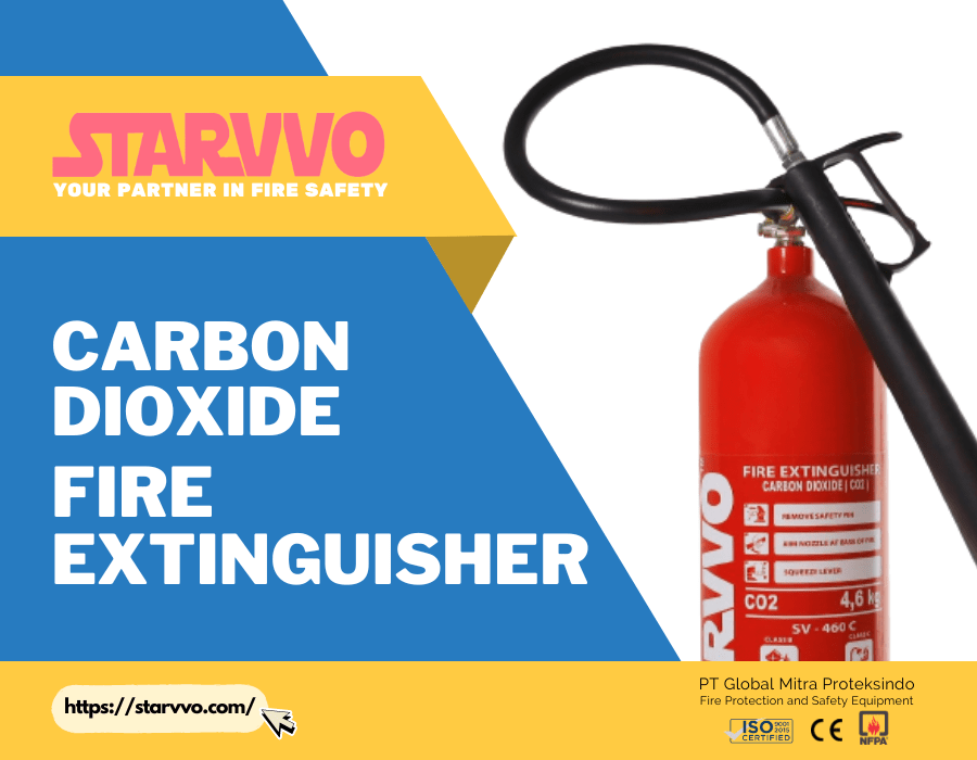 STARVVO carbon dioxide fire extinguisher