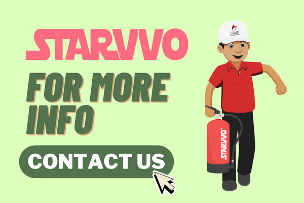 starvvo clean agent fire extinguisher