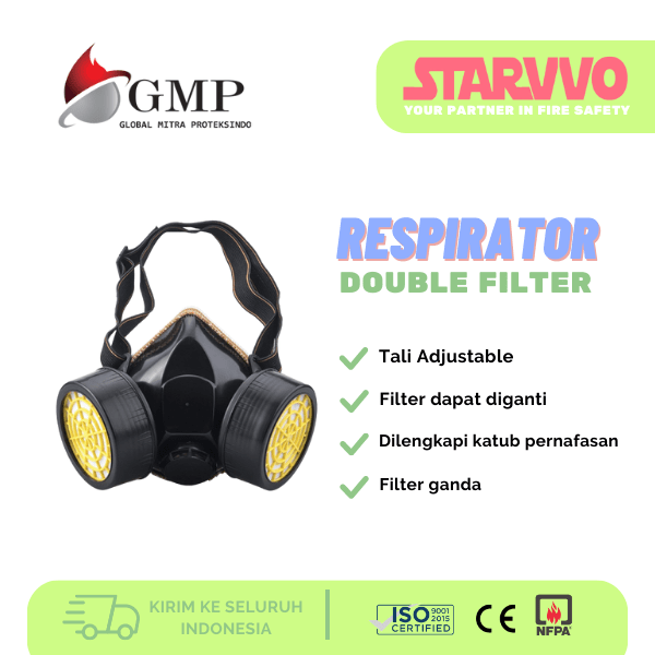 starvvo masker respirator filter ganda