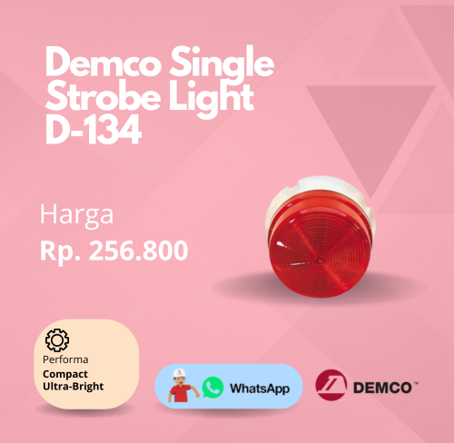 single strobe light d-134 fire alarm system