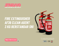 APAR / Fire Extinguisher AF36 Clean Agent 3 Kg Berstandar SNI | STARVVO Fire Extinguisher