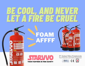 STARVVO Foam AFFF Fire Extinguisher