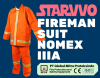 STARVVO Fireman Suit Nomex IIIA