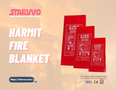 Fire Blanket Merk Harmit dan Kegunaannya | STARVVO Fire Extinguisher