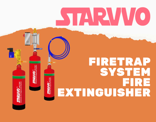 STARVVO FireTrap System Fire Extinguisher