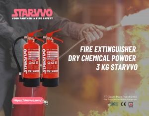 Fire Extinguisher Dry Chemical Powder 3 Kg STARVVO