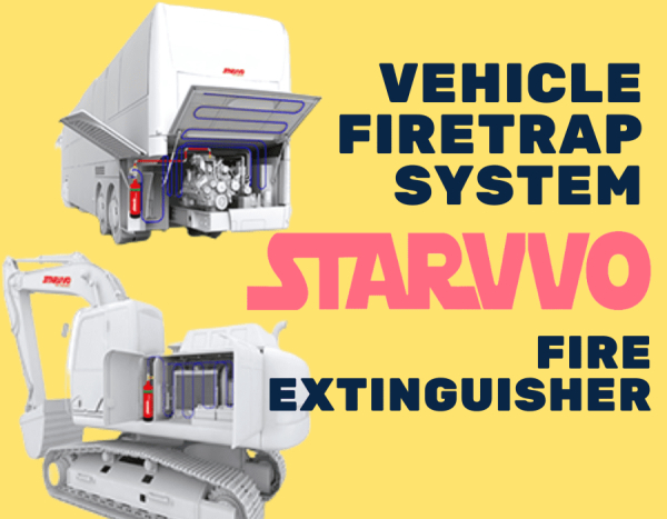 STARVVO Firetrap system Fire Extinguisher