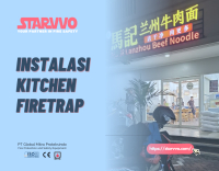 Instalasi STARVVO Kitchen FireTrap di Restoran Ma Ji Lanzhou Beef Noodle