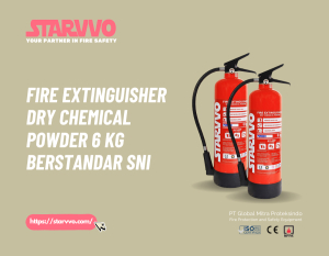 Fire Extinguisher / APAR Dry Chemical Powder 6 Kg Berstandar SNI STARVVO | PT Global Mitra Proteksindo