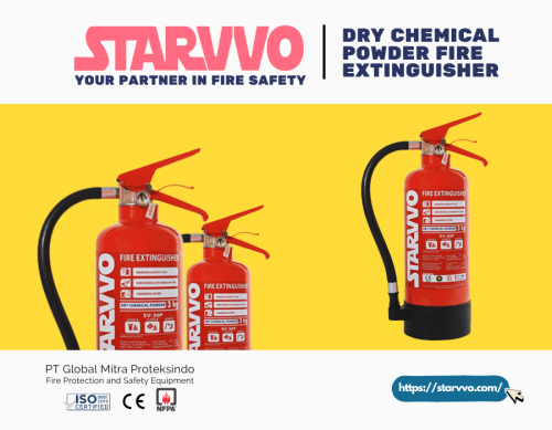 STARVVO Dry Chemical Powder Fire Extinguisher