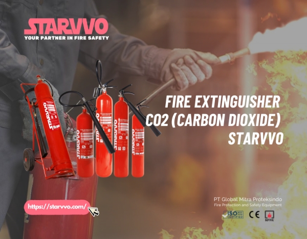 STARVVO Fire Extinguisher CO2 (Carbon Dioxide)