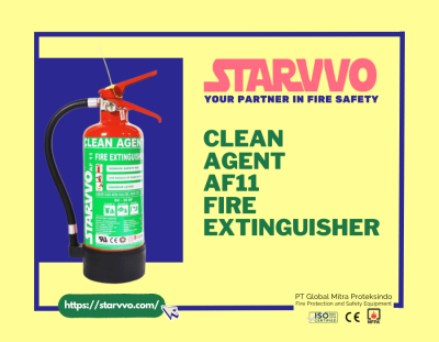 STARVVO Clean Agent AF11 Fire Extinguisher