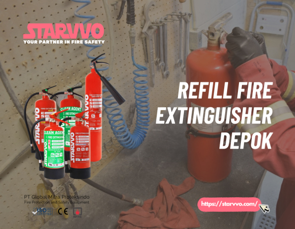 Refill / Isi Ulang Fire Extinguisher di Depok | STARVVO Fire Extinguisher