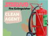 STARVVO Clean Agent Fire Extinguisher Trolley