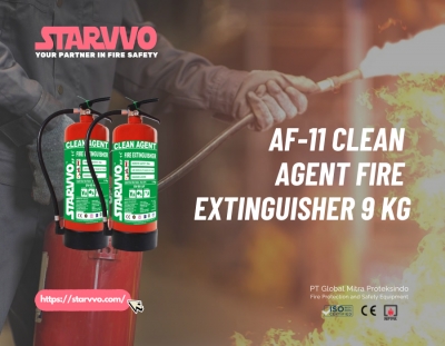 Jual AF-11 Clean Agent Fire Extinguisher 9 Kg
