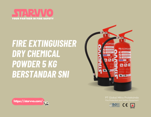 Fire Extinguisher Dry Chemical Powder 5 Kg Berstandar SNI