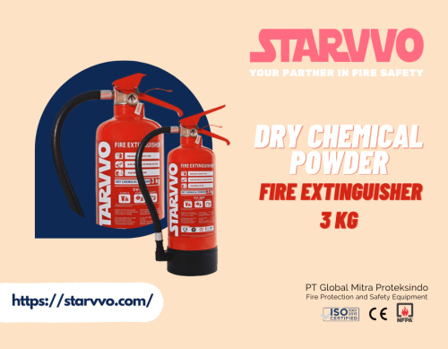 STARVVO Dry Chemical Powder Fire Extinguisher