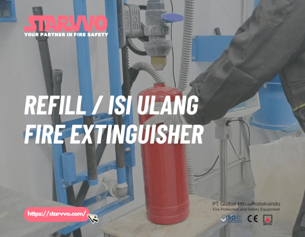 Refill / Isi Ulang Fire Extinguisher - STARVVO Fire Extinguisher