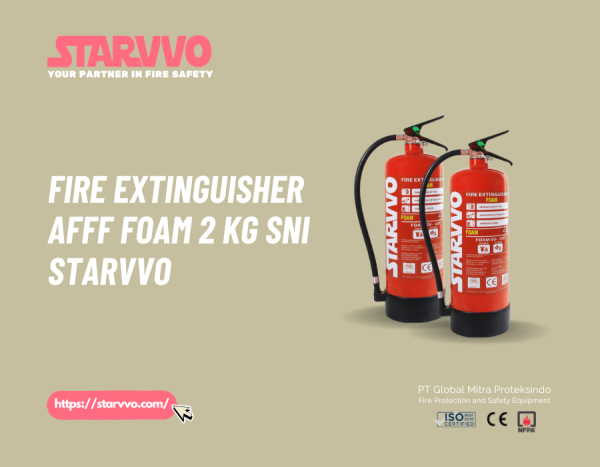 Fire Extinguisher AFFF Foam 2 Kg SNI STARVVO