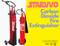 STARVVO Fire Extinguisher CO2 Trolley 