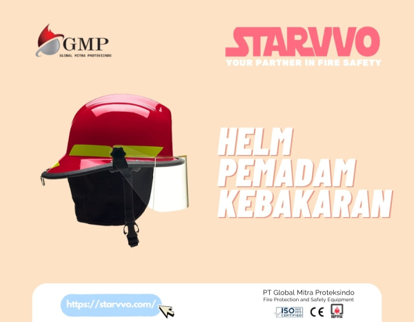 Helm Pemadam Kebakaran / Helm Damkar | STARVVO Fire Safety