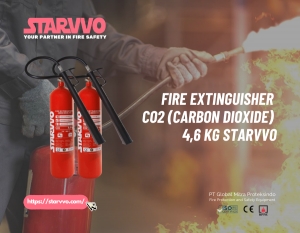 Fire Extinguisher CO2 (Carbon Dioxide) 4,6 Kg STARVVO