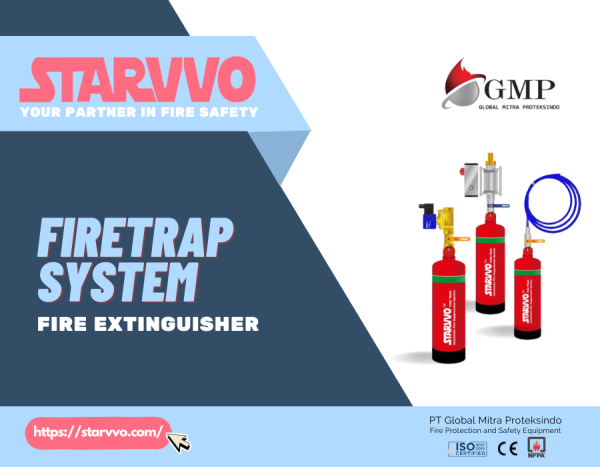 STARVVO FireTrap System Fire Extinguisher