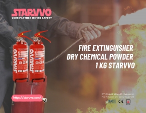 Fire Extinguisher Dry Chemical Powder 1 Kg STARVVO