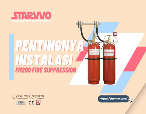 FM200 Fire Suppression Perlindungan Unggul untuk Aset Berharga Anda | STARVVO Fire Extinguisher