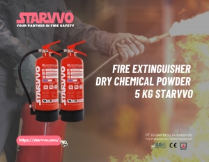Fire Extinguisher Dry Chemical Powder 5 Kg STARVVO