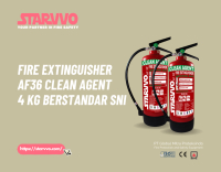 Fire Extinguisher AF36 Clean Agent 4 Kg SNI Resmi | STARVVO Fire Extinguisher